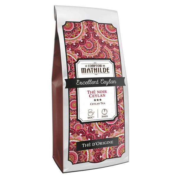 Thé NOIR CEYLAN Sachet vrac 100G Le Comptoir de Mathilde Millau