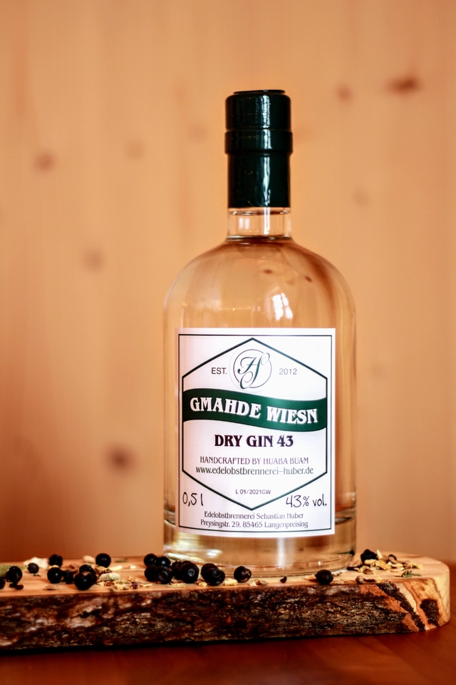 Gmahde Wiesn Dry Gin 43% vol.