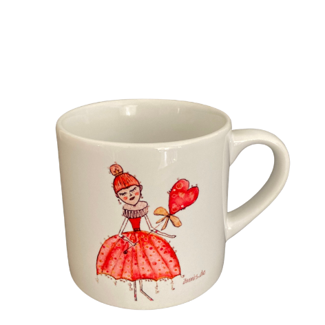 Keramiktasse "Tänzerin - Tanze!