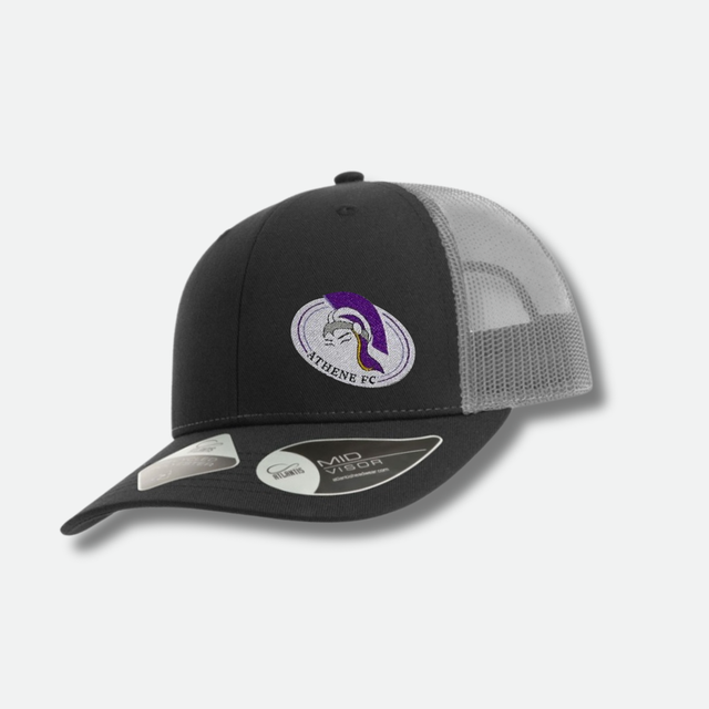 Lippis musta/harmaa, Athene logolla