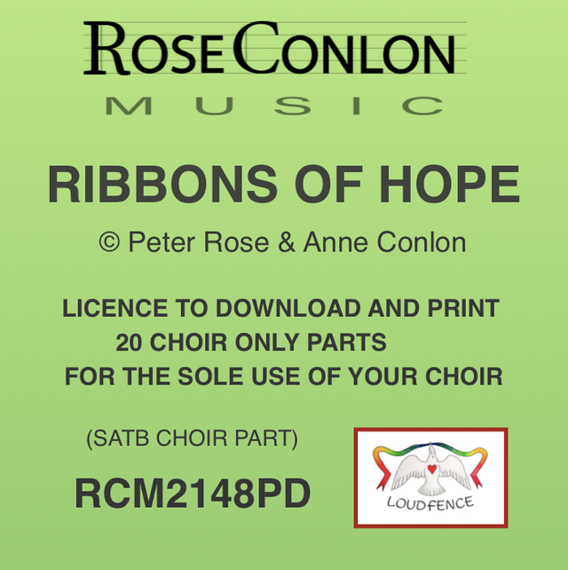 RIBBONS OF HOPE (SATB CHOIR PART)