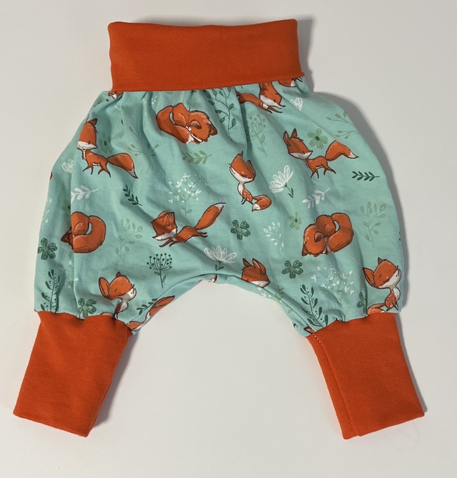 Pumphose mit Fuchsmotiv, Größe 50