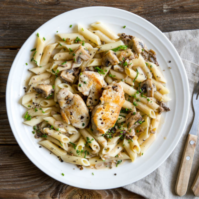 Hähnchengeschnetzeltes Gorgonzola