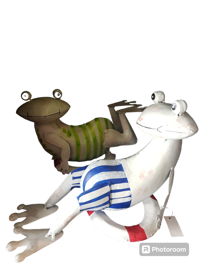 Deko Metall Frösche verschiedene Ausführungen