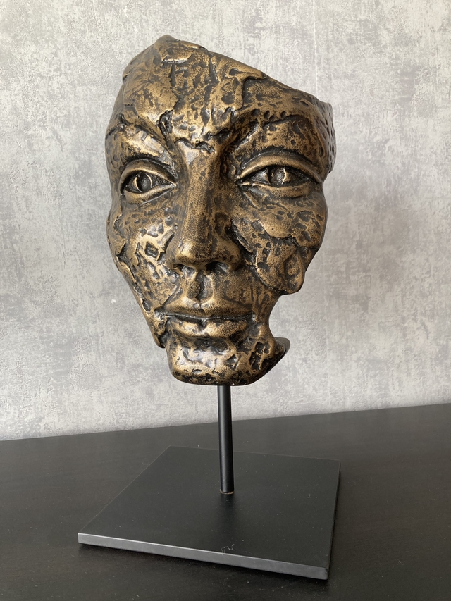 Deko Maske Luis gold