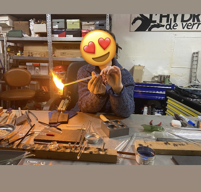 Atelier initiation filage de verre 