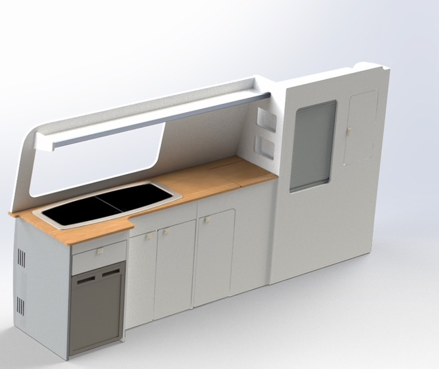 Camper Furniture Medium Size Van ( VW T5 Vauxhall Vivaro, Transit