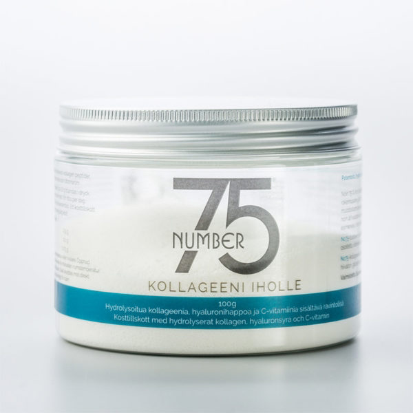 NO75-Kollageeni iholle. Myyntikoko 100g purkki. 