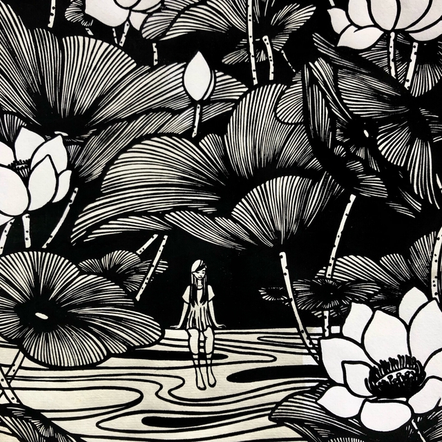 The Lotus Garden, At Night (Limited edition)