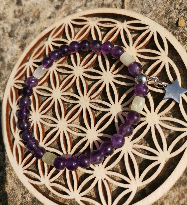 Améthyste et Kunzite