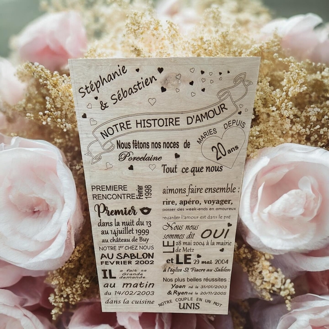 Cadre géant Mariage