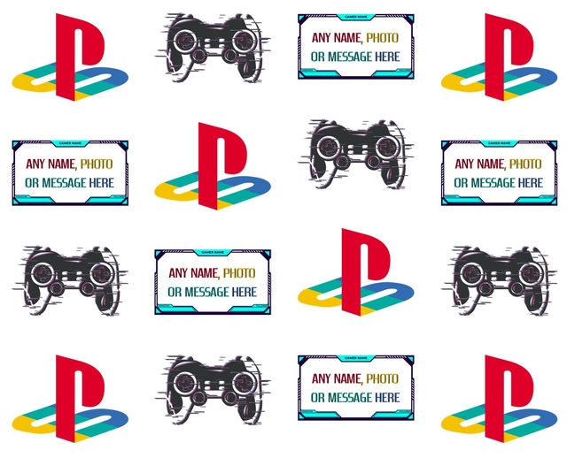 Playstation PS Personalised Gift Wrap Wrapping Paper
