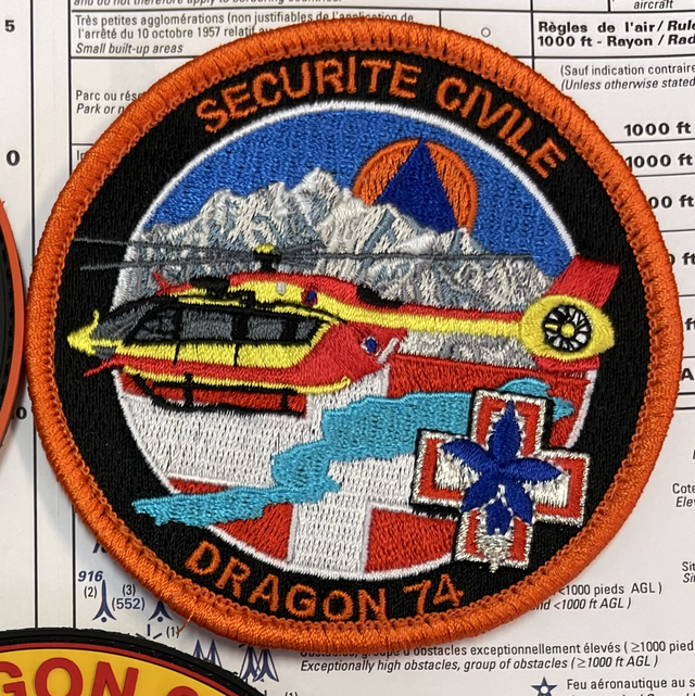 Grand Brodé Dragon Patch à Repasser Brodé Patchs Pour