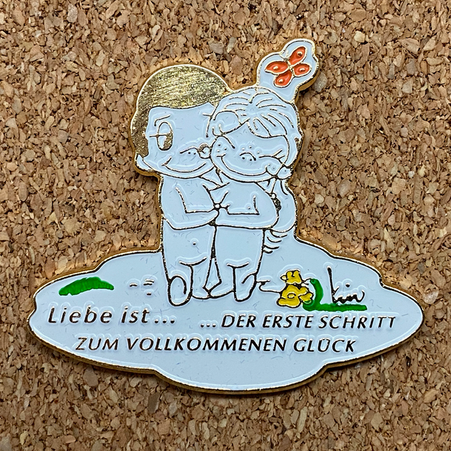 Pin Liebe ist…der erste Schritt zum vollkommenen Glück