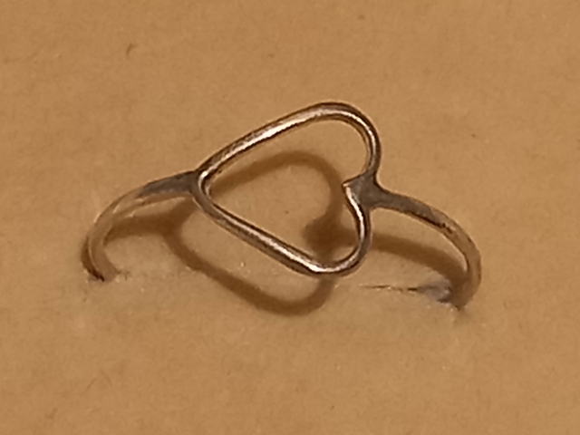 Silber Ring Nr. 38 Herz