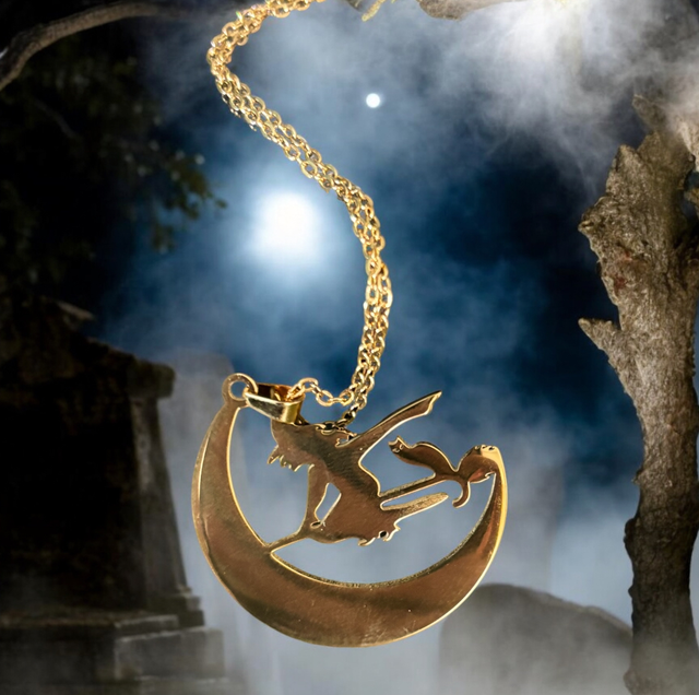 Collier sorcière d’Halloween 