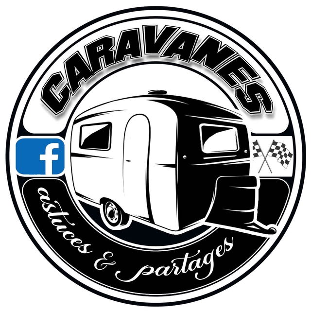 Stickers "Caravane, astuces & partages"