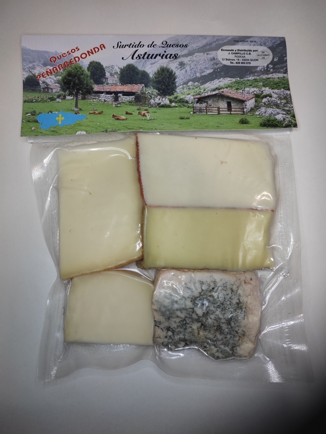 Tabla de quesos asturianos