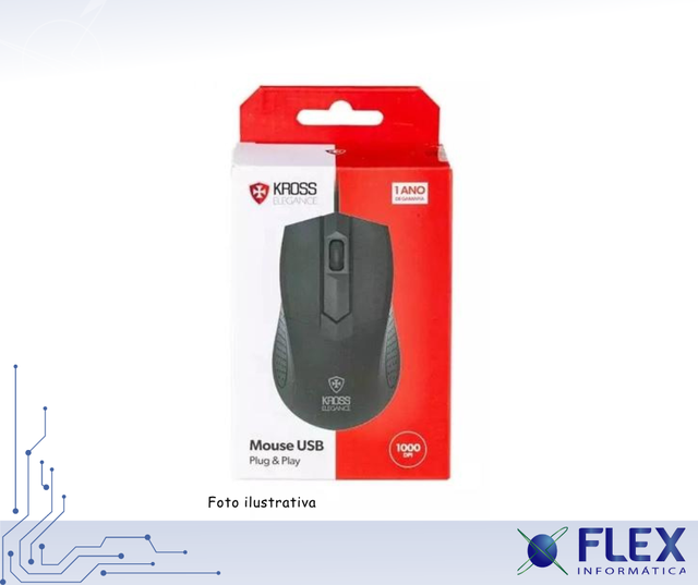 MOUSE KROSS USB KE-M108 