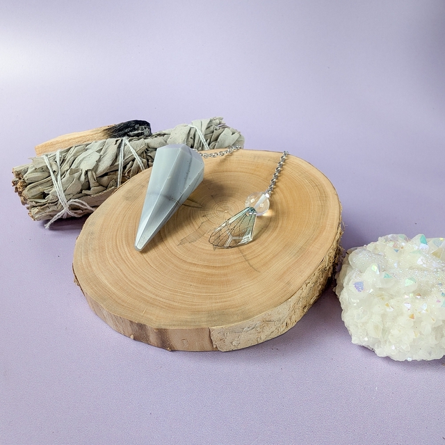 Pendule féérique Agate grise