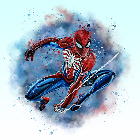 Spider-Man DTF Transfer | We Print You Press DTF & UV DTF Transfers