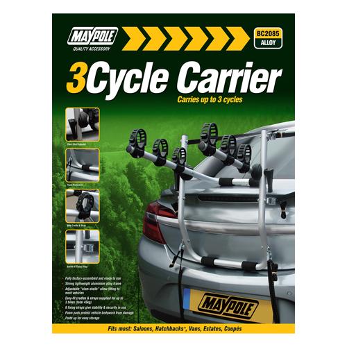 3 Bicycle Car Rack McCormack Cycle Centre Limited