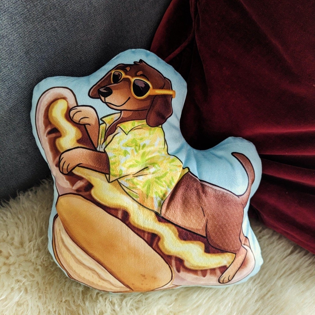 Soft Pillow Sausage Dog