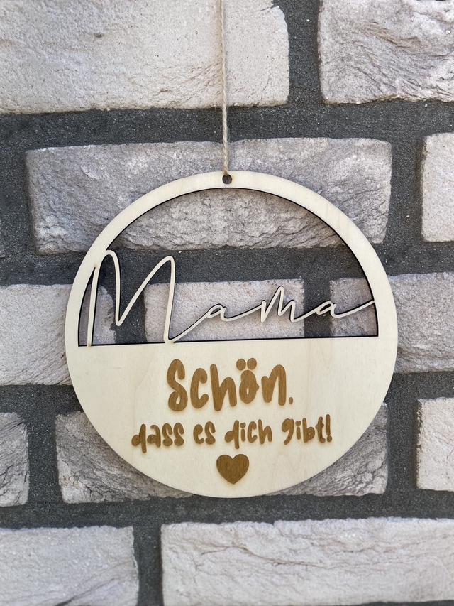 Wanddeko Mama