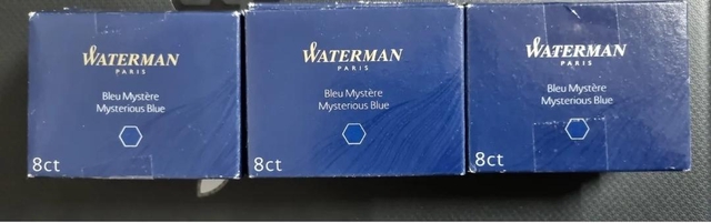 Standard-Großraum-Tintenpatronen, blauschwarz WATERMAN