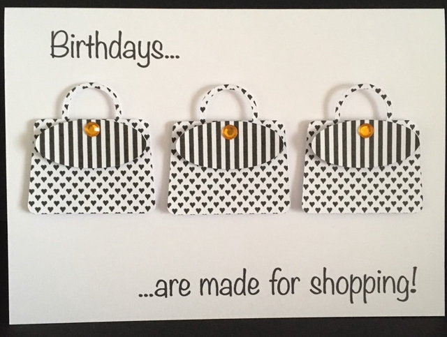 Shopping Birthday Card