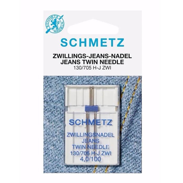 Schmetz tweeling jeans 4.0/100 (1 stuk)