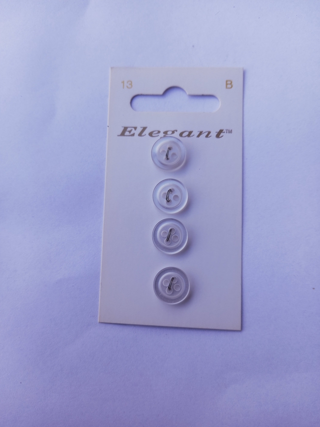 Knoop 013 (Elegant)   Wit glans