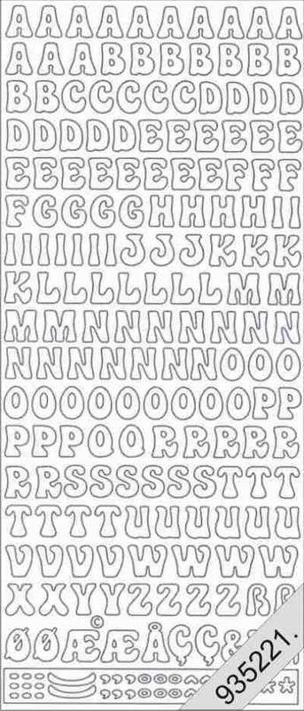 Letters zilver (814)