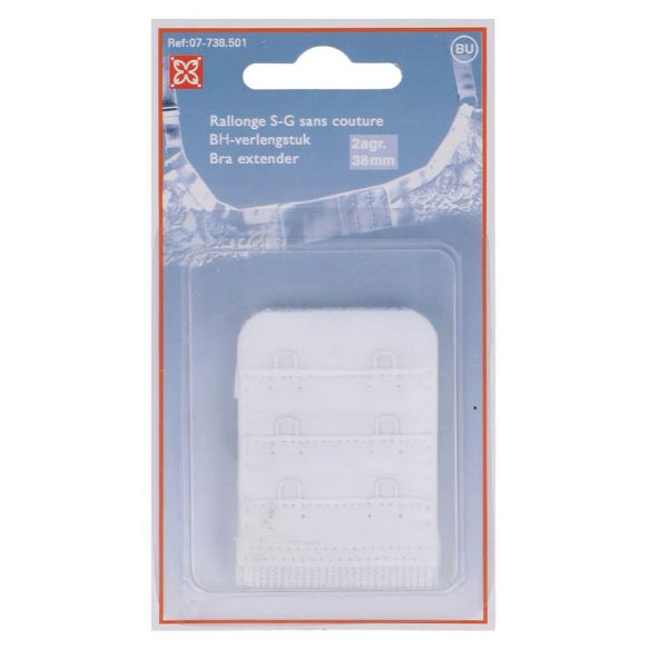 BH verlengstuk 38 mm / 2 haakjes (738501)