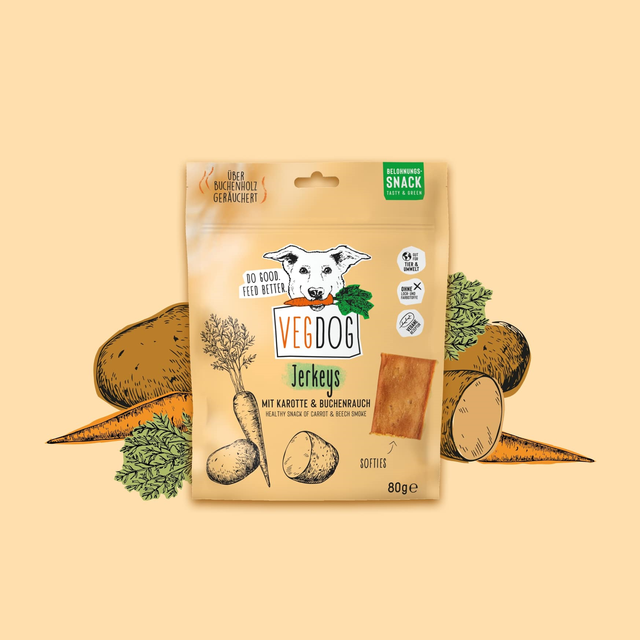 Vegdog Jerkeys 80g