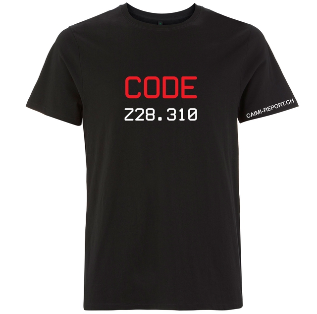 «Code Z28.310» - T-Shirt, schwarz, unisex