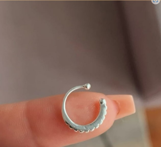 PIERCING DE PRESSÃO 10 PEDRAS