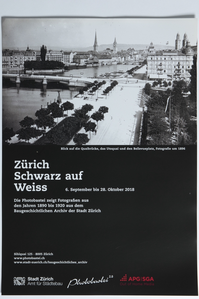 Zürich - Schwarz auf Weiss - Ausstellungsplakat@Photobastei