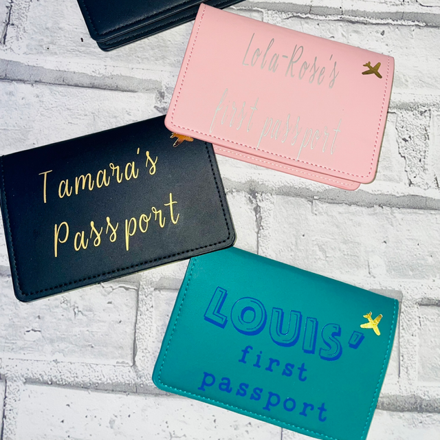 Personalised Passport Holders