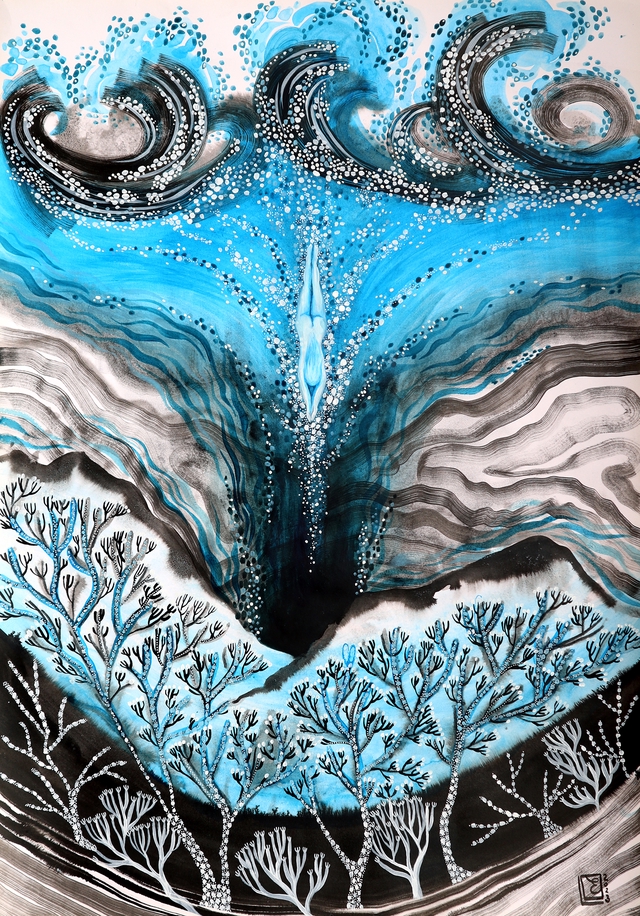 A la recherche de...? / Collection Minä & Meri / A5, A4, A3, A2 print