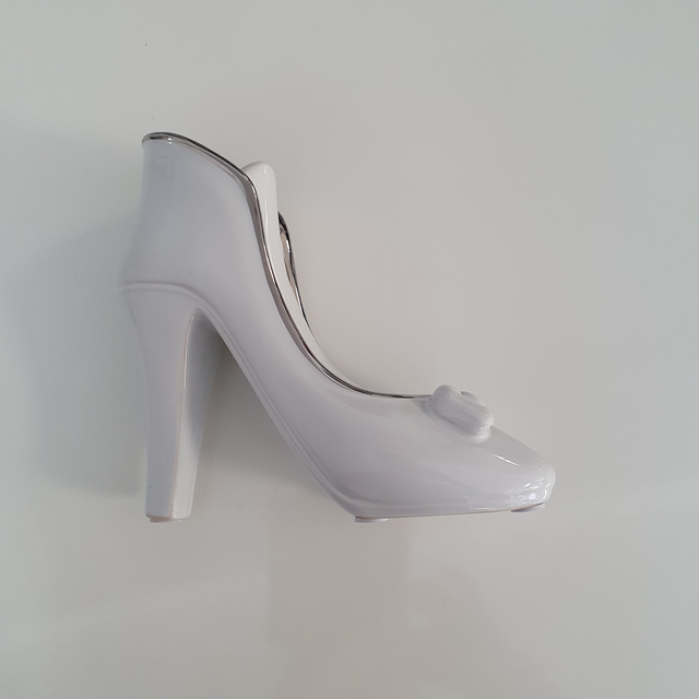 Porzellan Schuh Vase