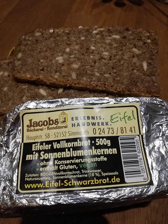 Eifeler Schwarzbrot mit Sonnenblumenkernen – Vorteilspaket “Josef”, 1,5kg