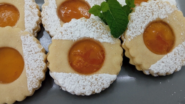 OCCHI DI BUE ALL'ALBICOCCA Confezione 500 gr.