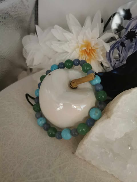 Bracelet Vert et Bleu Collection colors