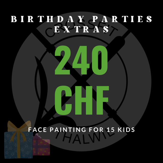 Face Painting for 15 kids 
