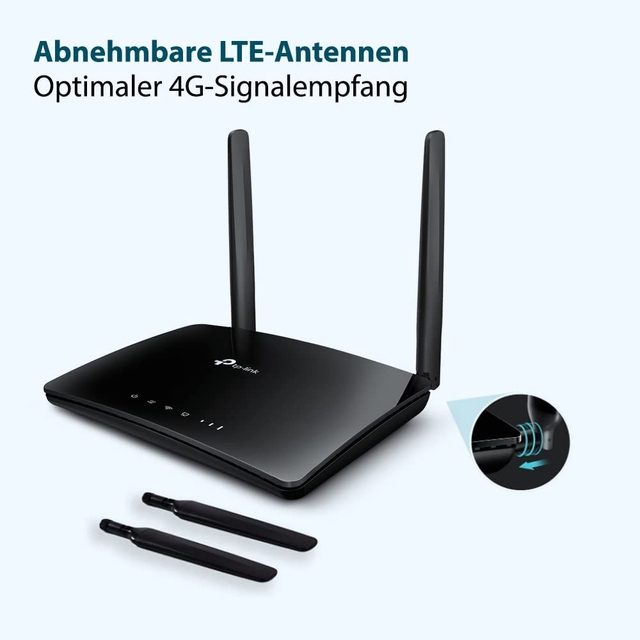 TP-Link Box 4G LTE 150Mbps Wifi N 300Mbps, 2 x SMA pour Antenne externe ...