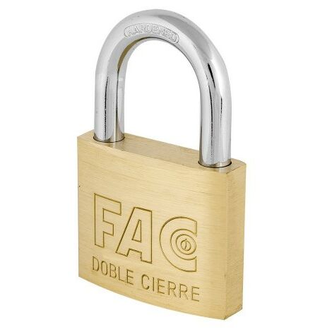 Candado de latón  FAC  (blister)  