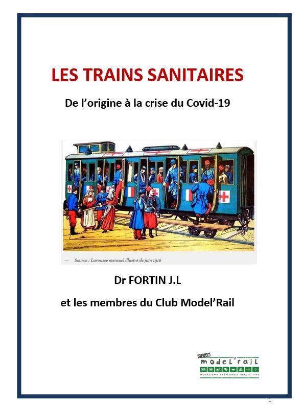 Fascicule "Les trains sanitaires, de l'origine à la crise du Covid-19"