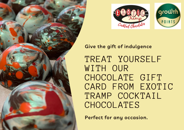 Exotictramp cocktail chocolates Gift Card 