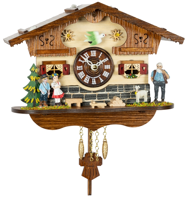 Trenkle Kuckulino Schwarzwalduhr mit Quarzwerk und Kuckuckruf 2042 PQ